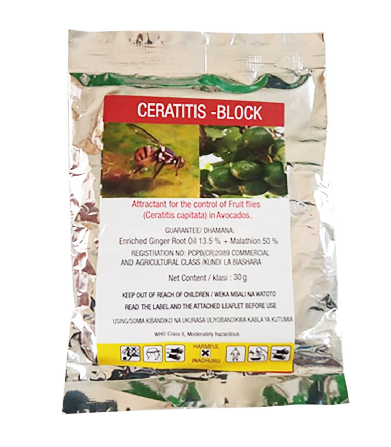 Ceratitis Block: attractant pour arboriculture